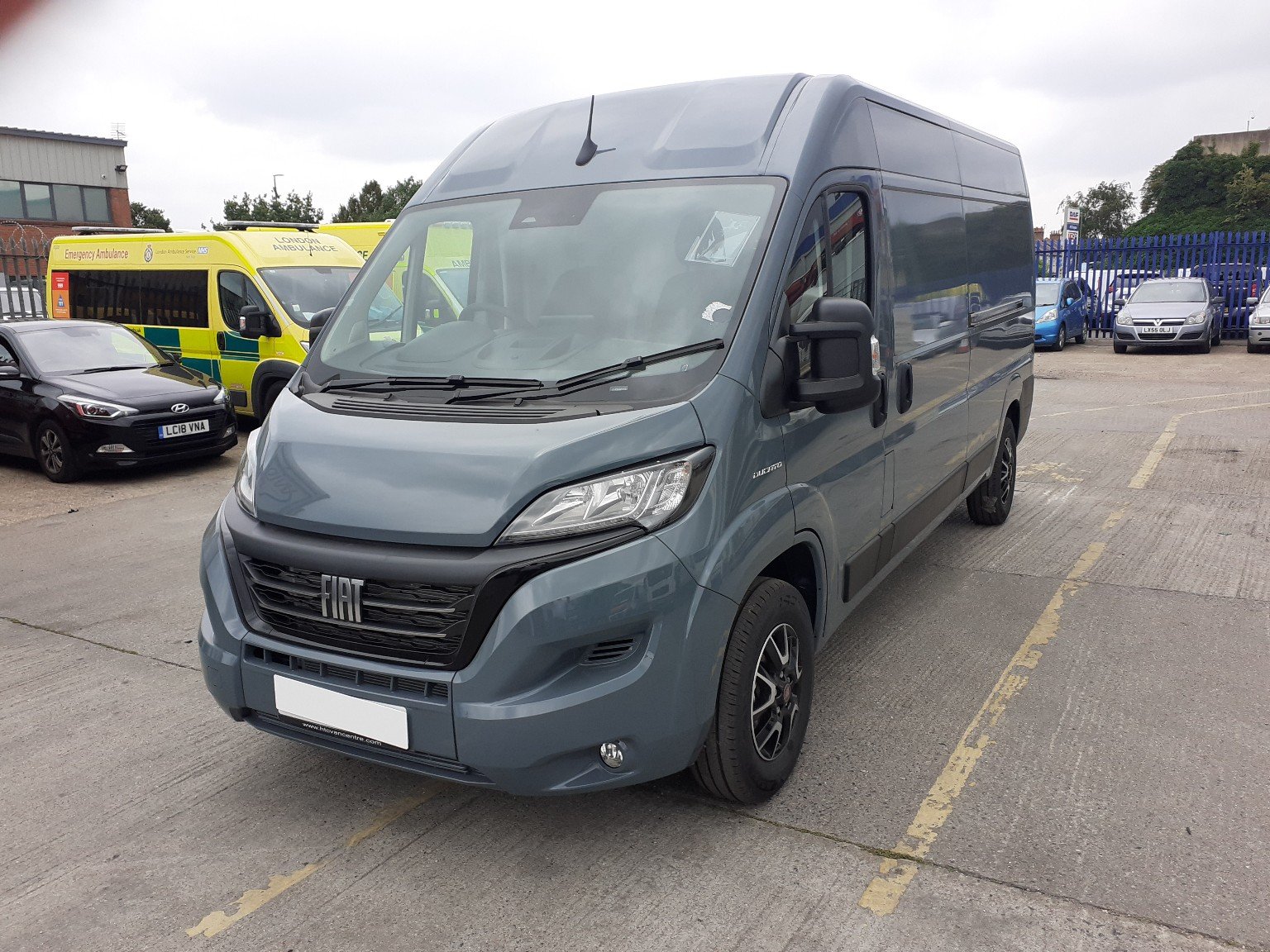 New 2023 Fiat Ducato PRIMO 35 LH2 MY23 2.2 140PS, Exterior Lanzarote grey  for sale in Croydon, Surrey